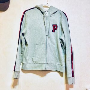Pink Varsity Hoodie